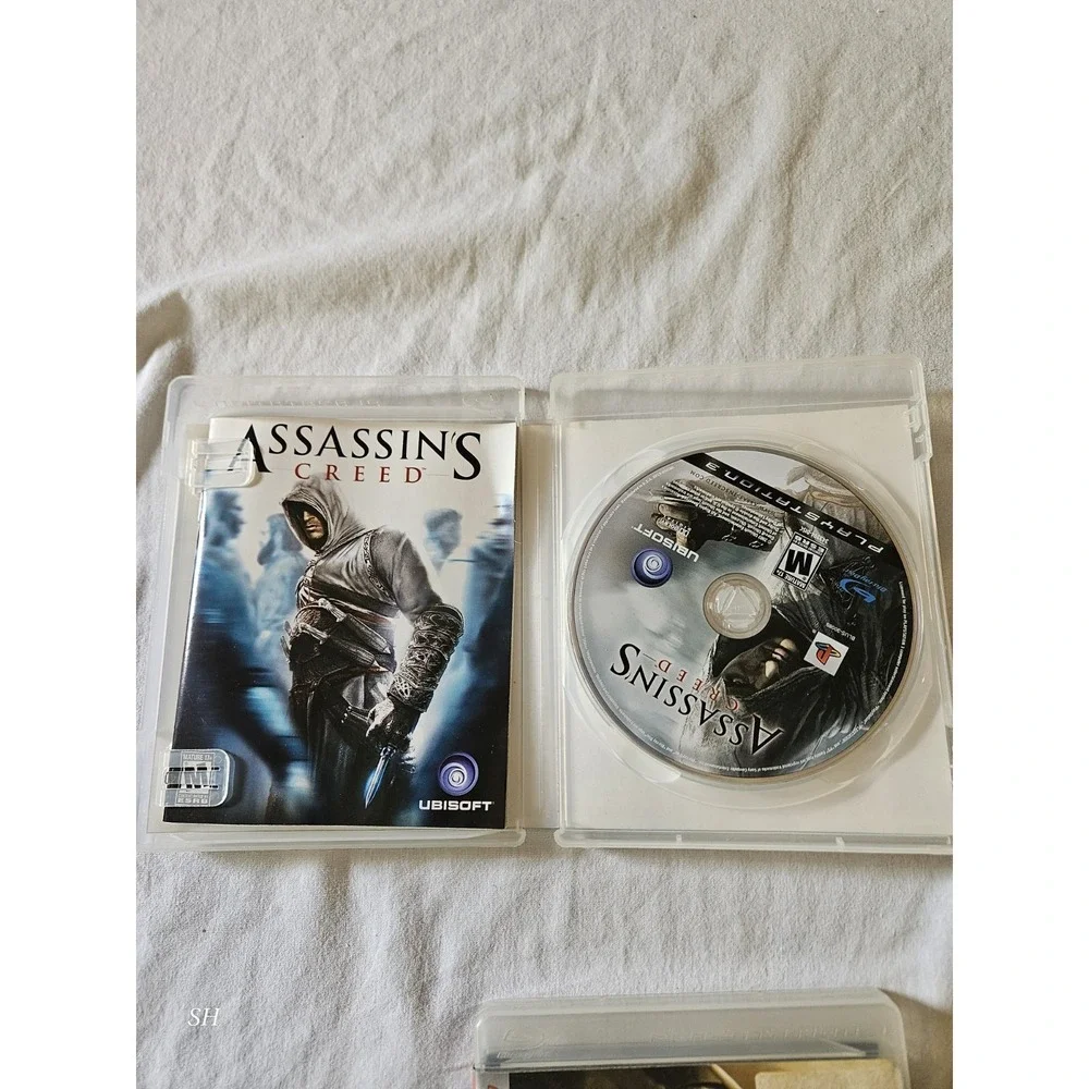 PS3‎ Lot of 3 Games Assassin's Creed Mortal Kombat vs DC Universe LAIR Complete